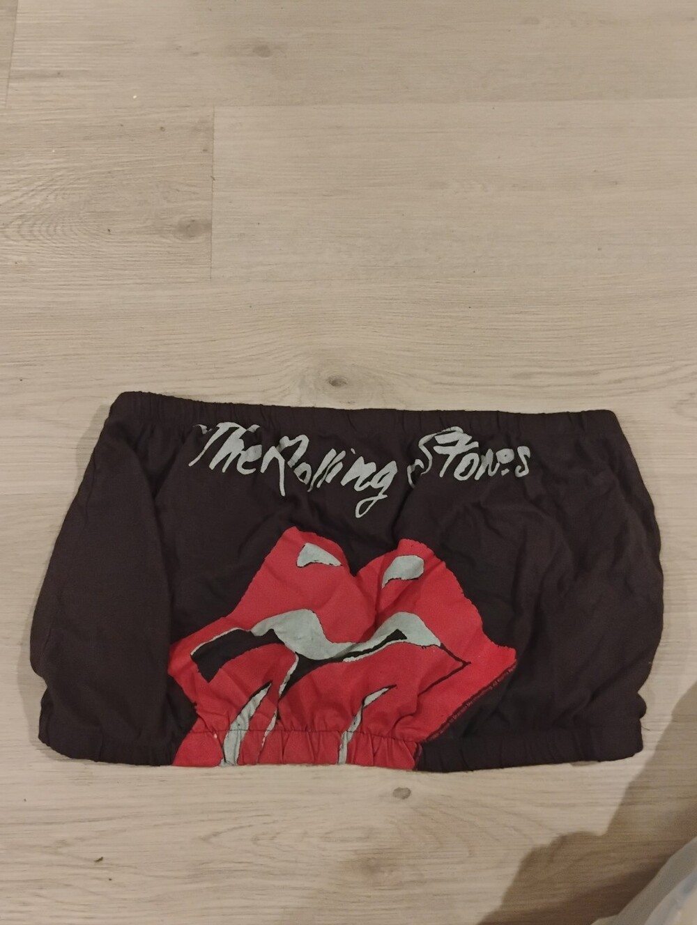 The Rolling Stones Strapless Tube Top Sz L